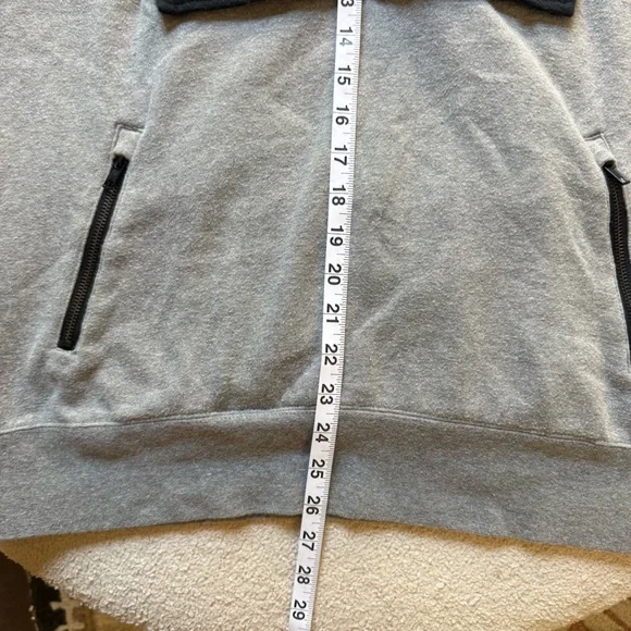Oaklandish Quarter-Zip Sweatshirt Black and Gray Size Large - Picture 5 of 6